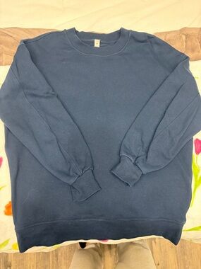 lululemon athletica Men's Navy Crewneck Sweatshirt